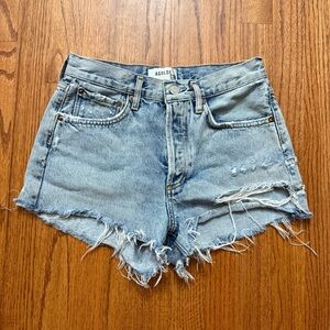 Agolde Parker Vintage Cutoff Denim Shorts size 24